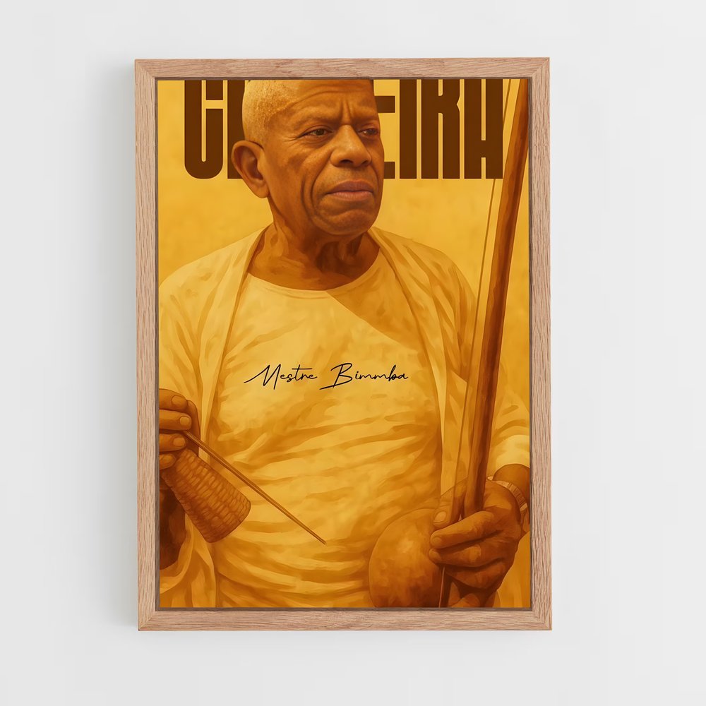 Poster Mestre Bimba – affiche Capoeira (vue 4)